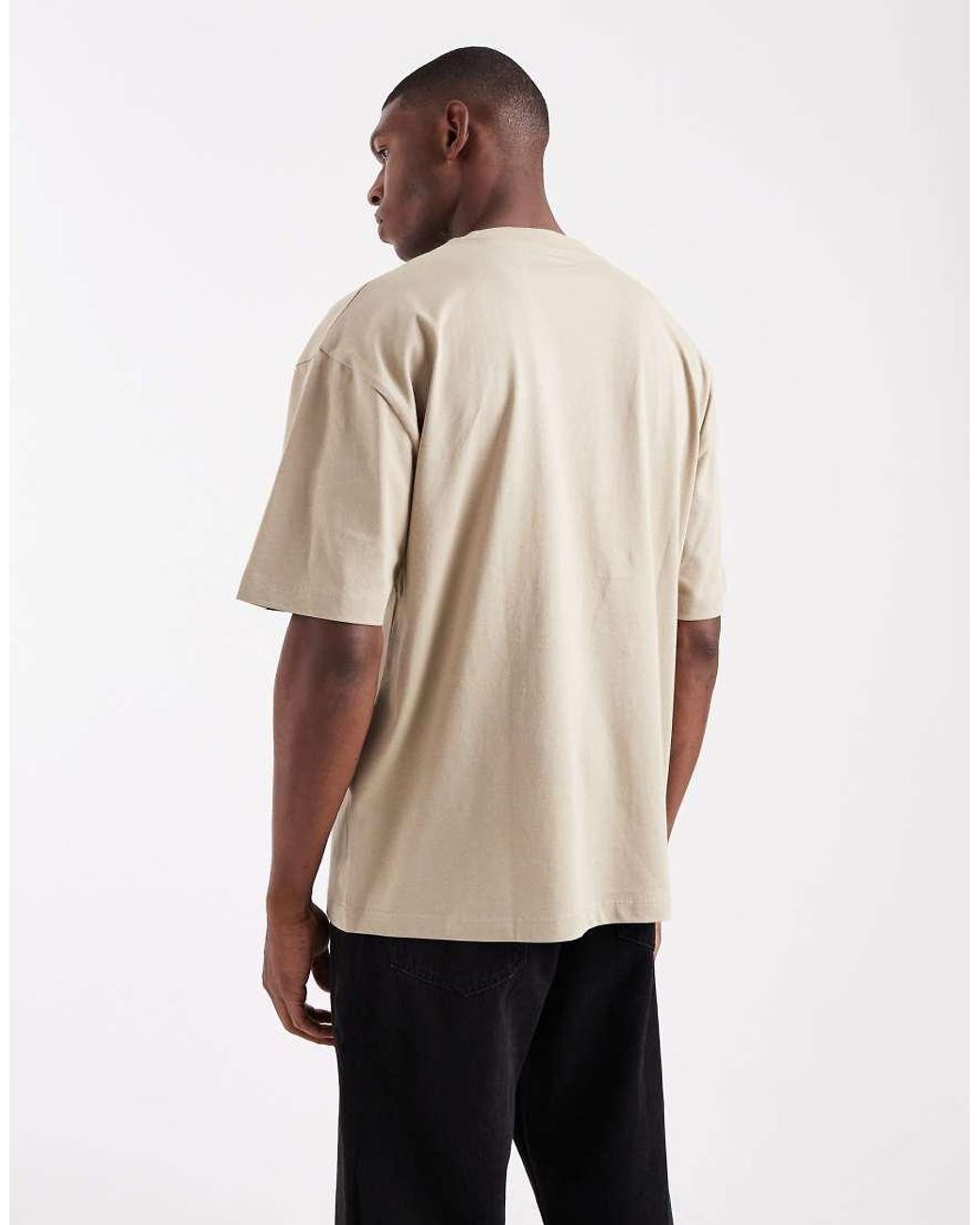 ASOS Multicolor Essentials 2 Pack Oversized T-Shirt for men