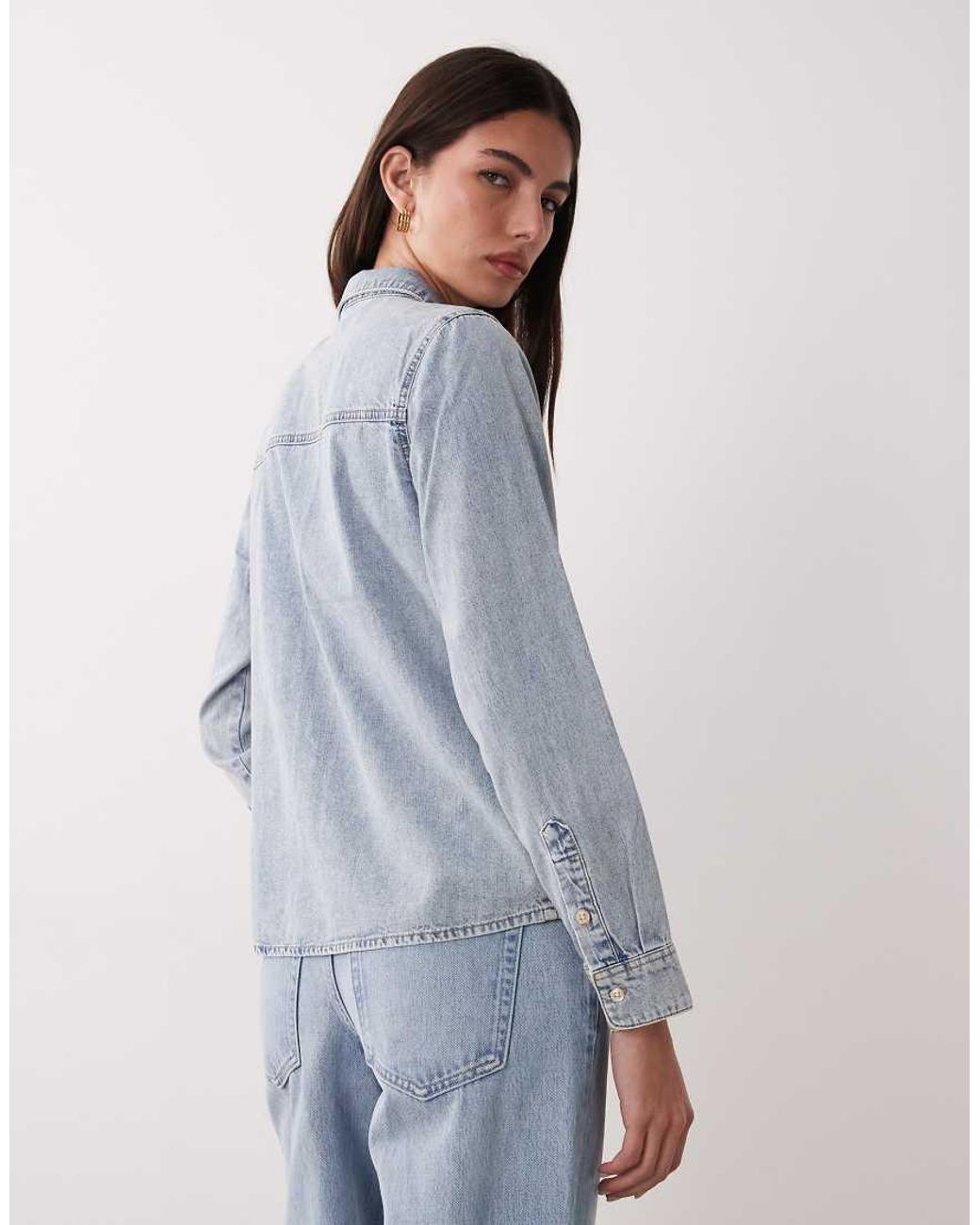 JJXX Blue Denim Shirt