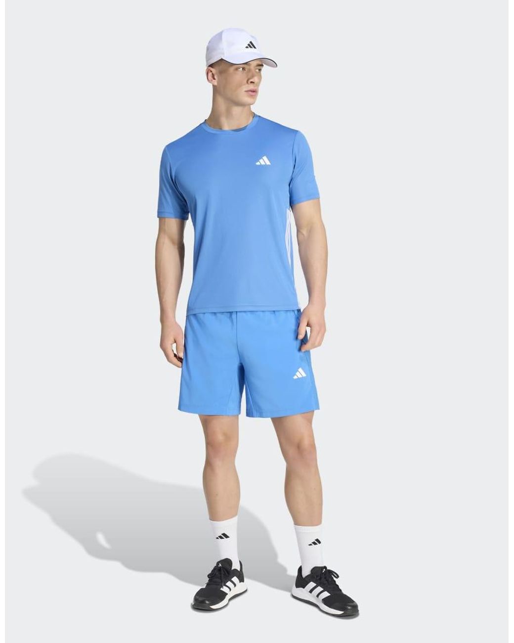 Adidas Originals Workout Essentials in het Blue voor heren