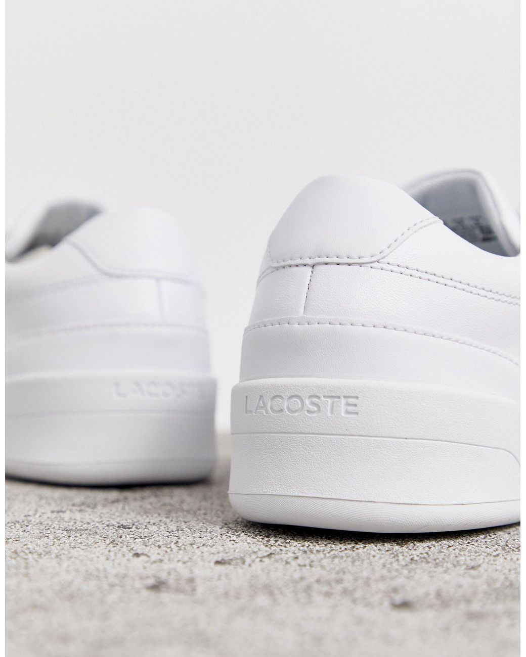 Lacoste – Challenge – Sneaker aus Leder in Weiß für Herren | Lyst DE