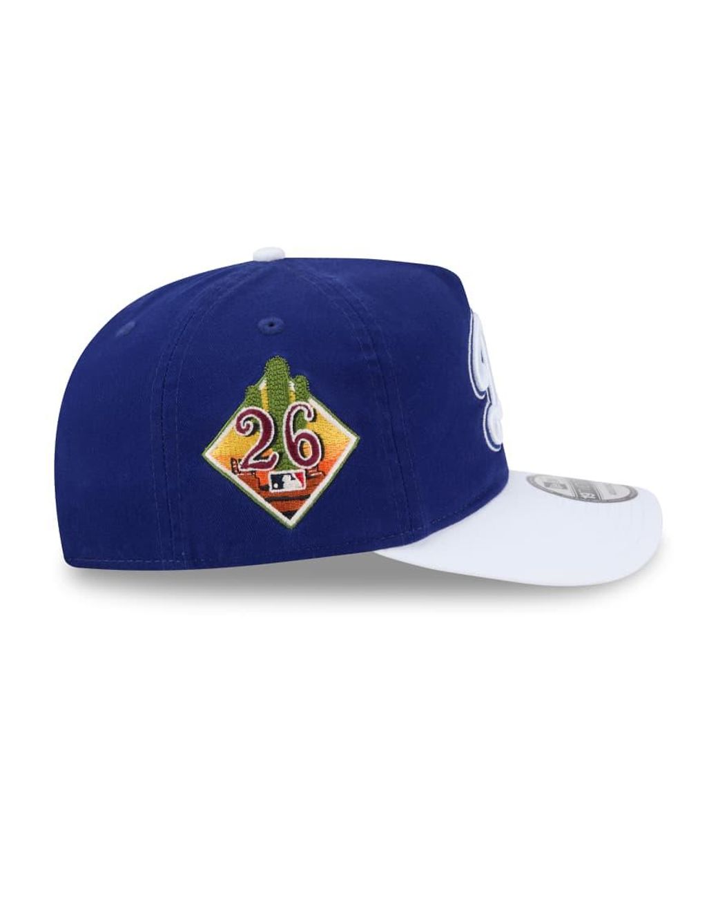 KTZ Blue La Dodgers 19twenty Side Patch Cap With Contrasting Peak