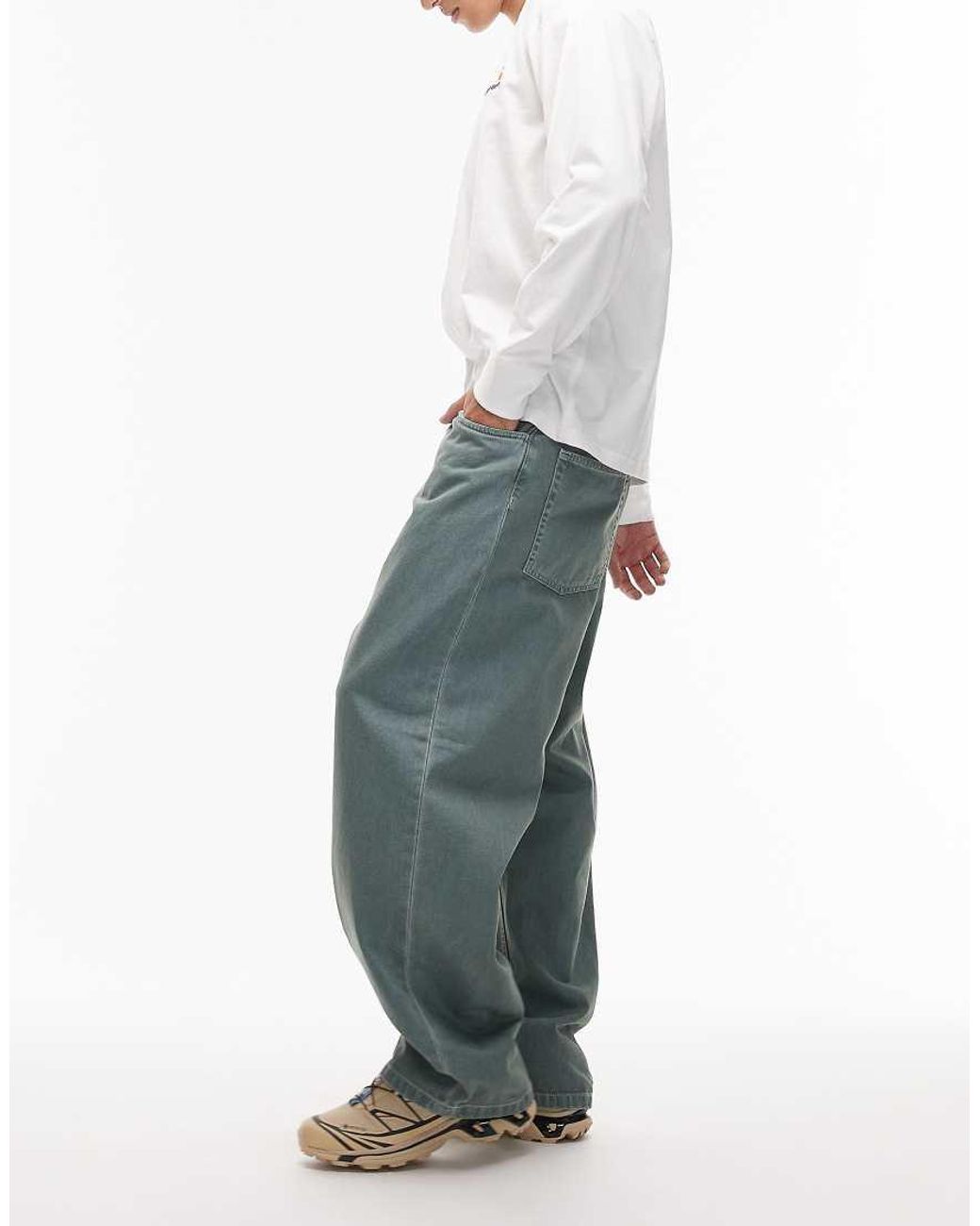 Carhartt Blue Brandon baggy Trousers for men