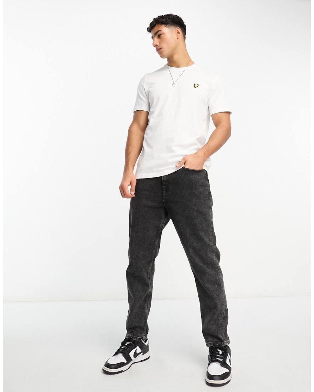 Lyle & Scott White Cotton Logo T-shirt for men