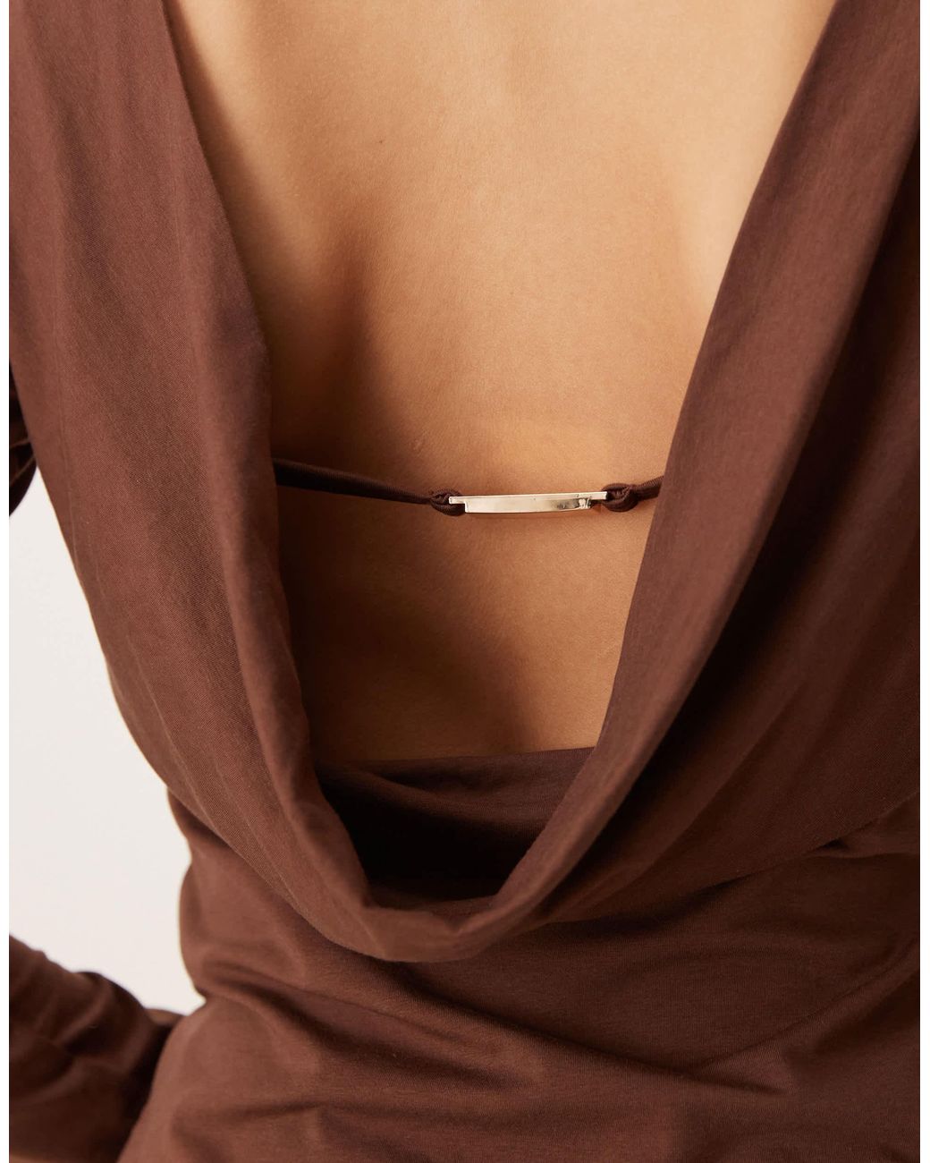 Abercrombie & Fitch Brown – langärmliges oberteil