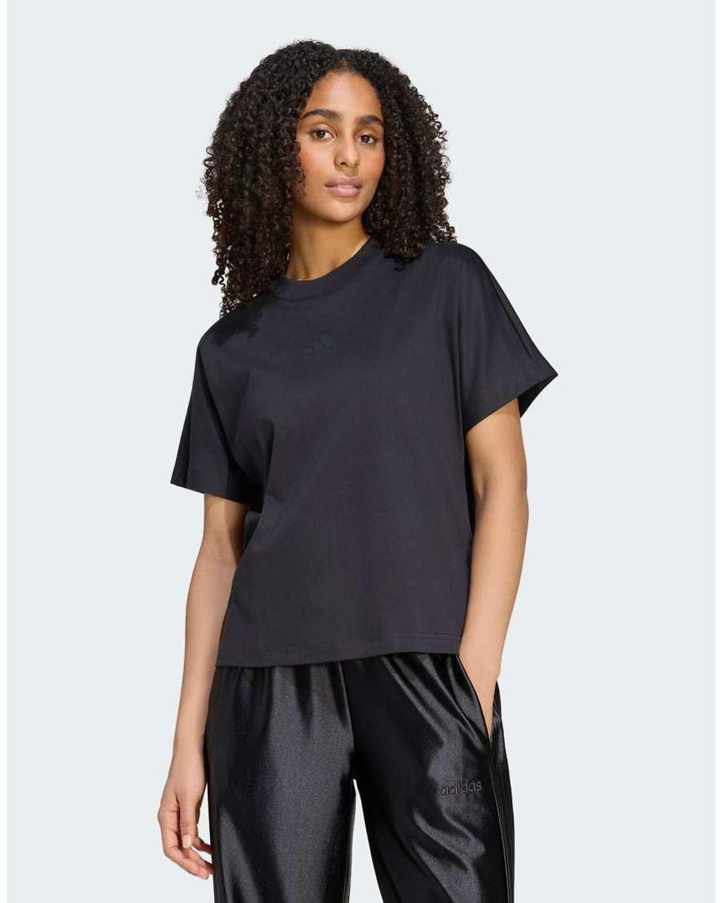 Adidas Originals Blue Soft Lux Loose Tee
