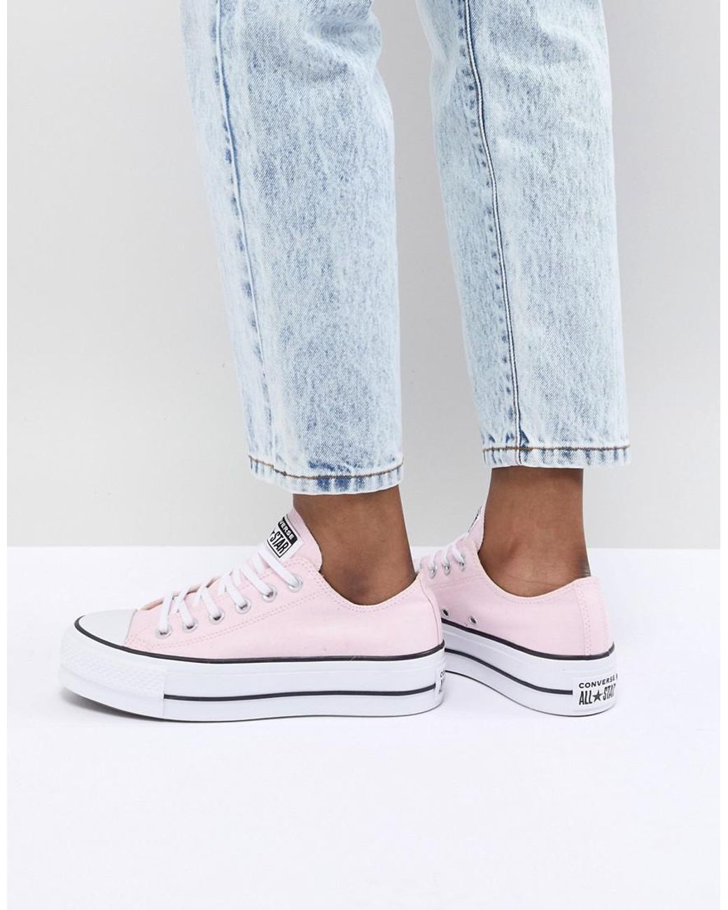 Converse Chuck Taylor All Star Platform Sneakers In Pink | Lyst