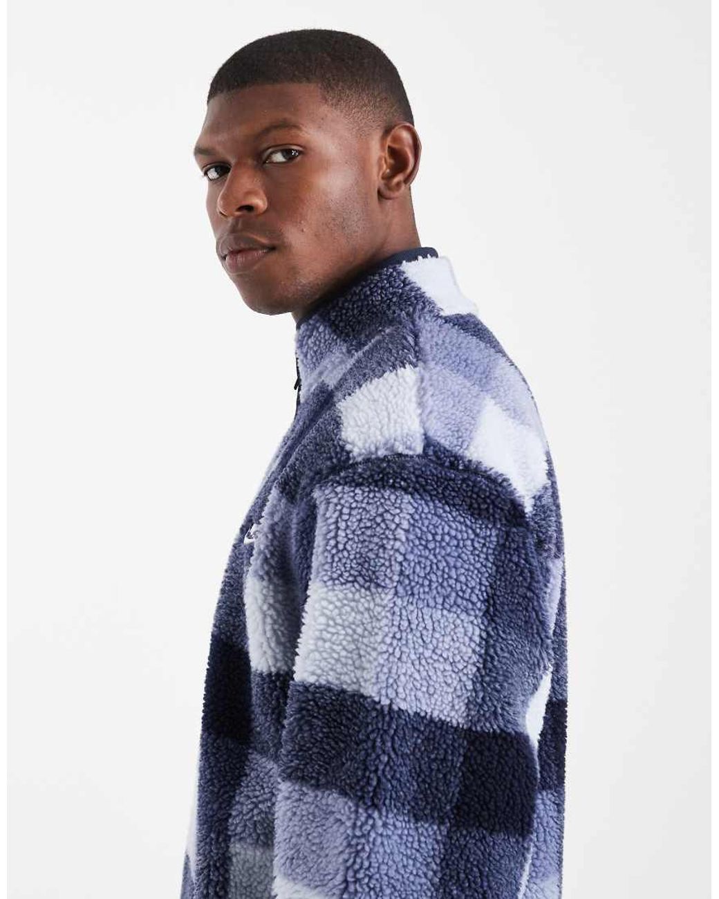 Nike Blue Club Half Zip Fleece for men