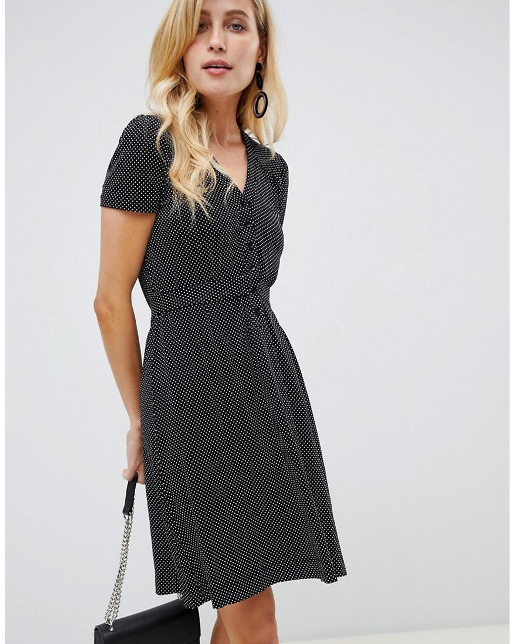 french connection polka dot shirt