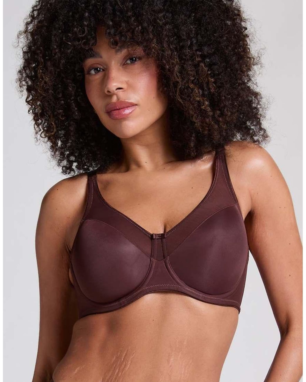 Hunkemöller Brown Nina Non-Padded Underwired Minimizer Bra