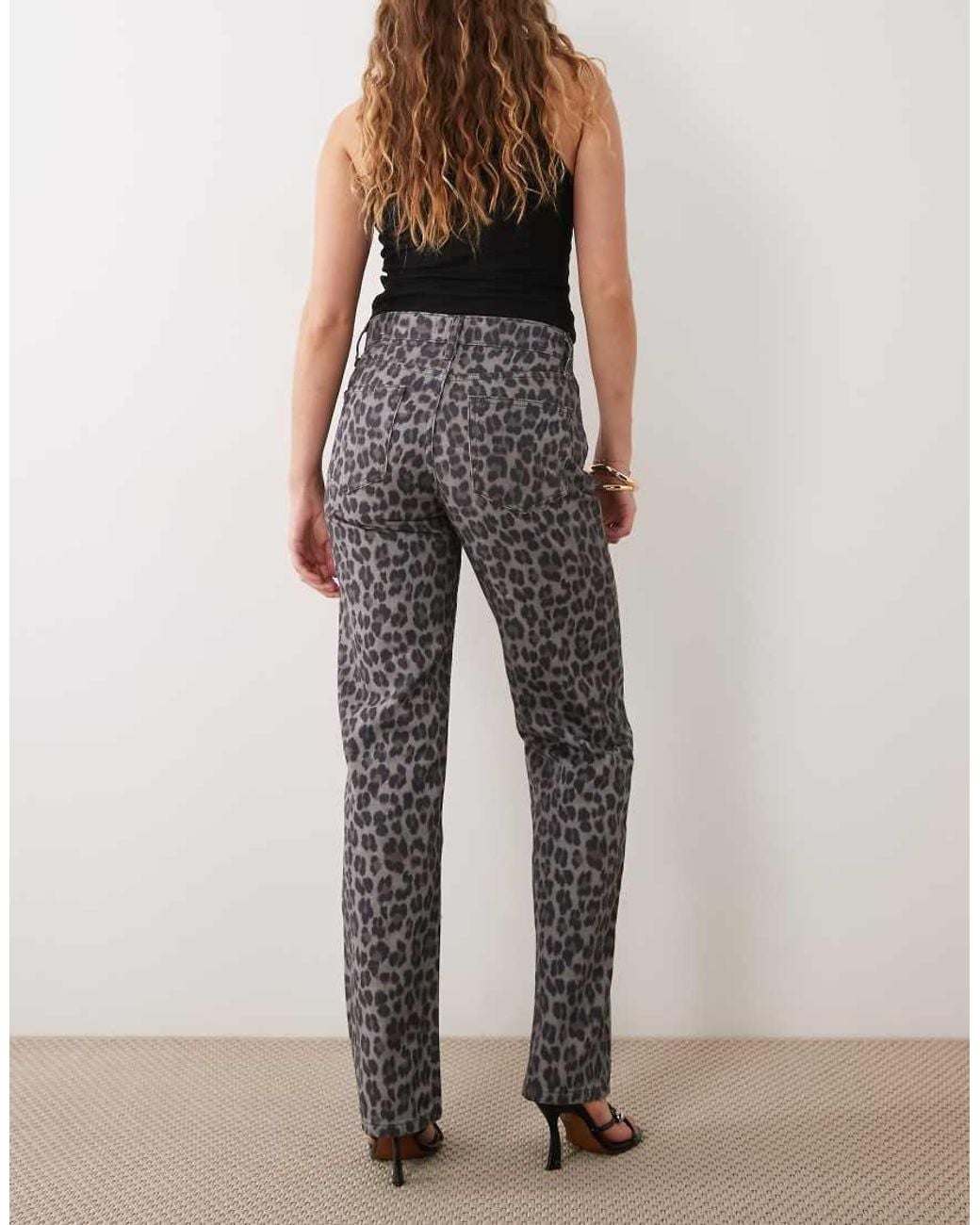 Mango Gray Straight Jean