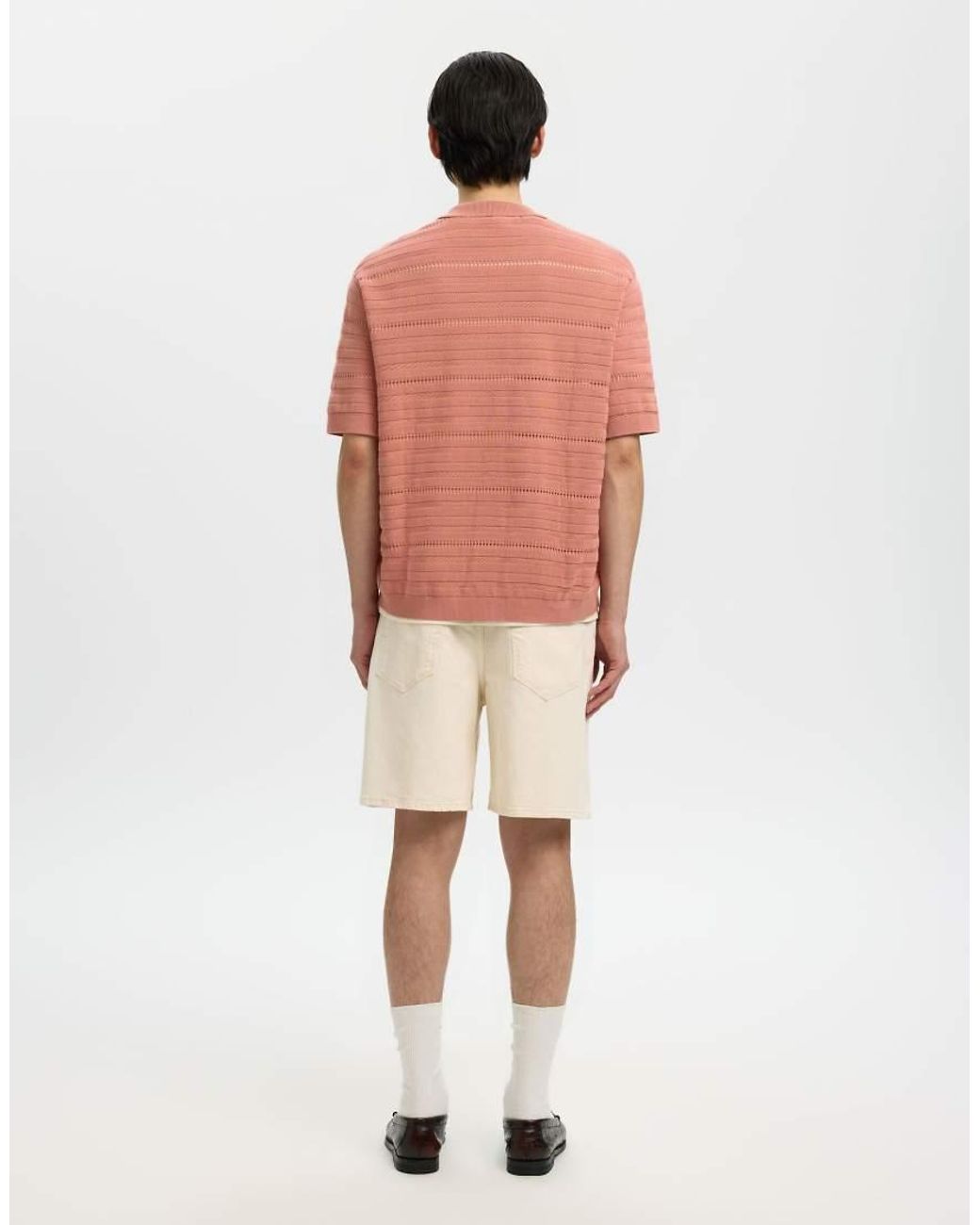 SELECTED Multicolor Knitted Polo Shirt for men