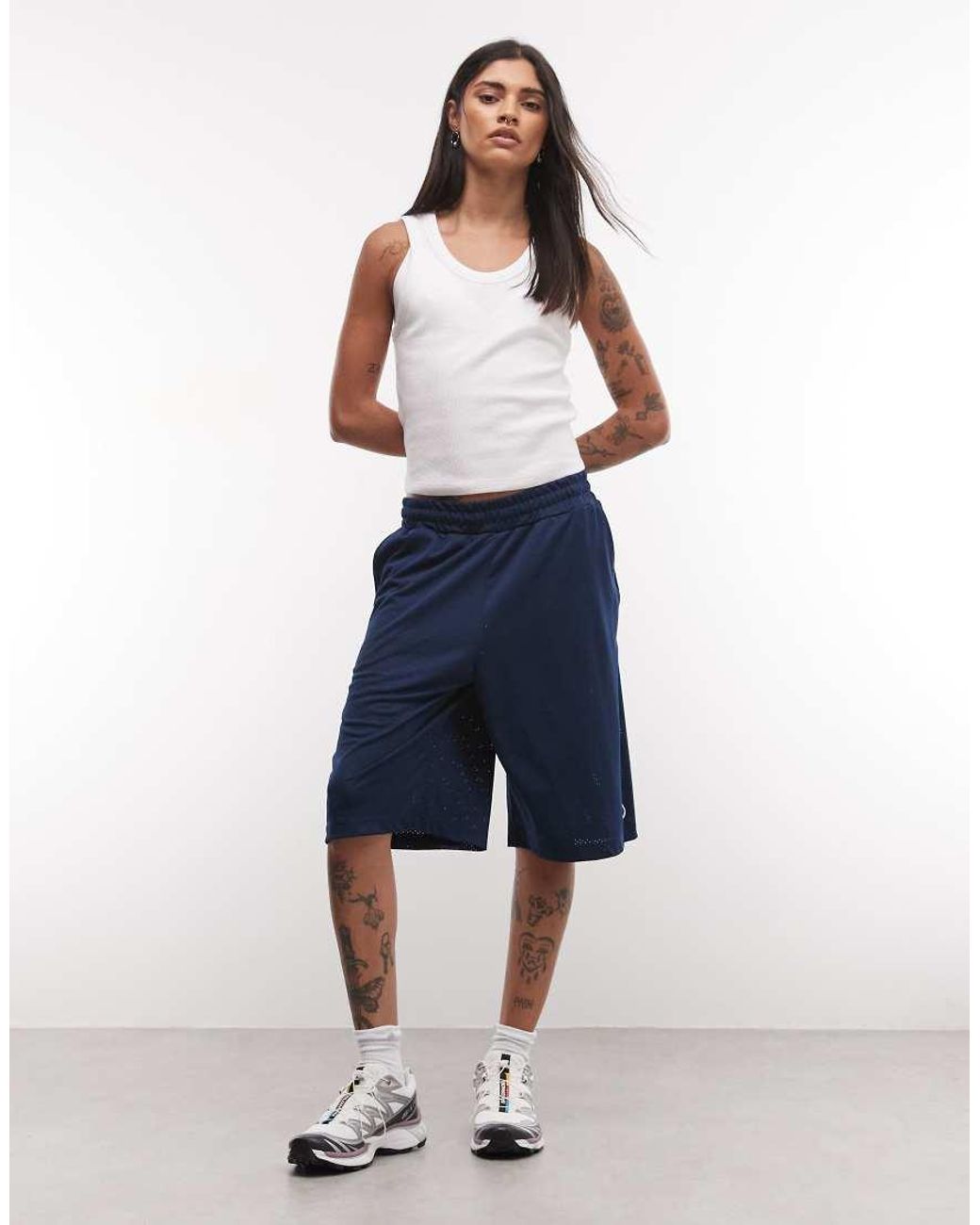 Collusion White Waffle Vest Top