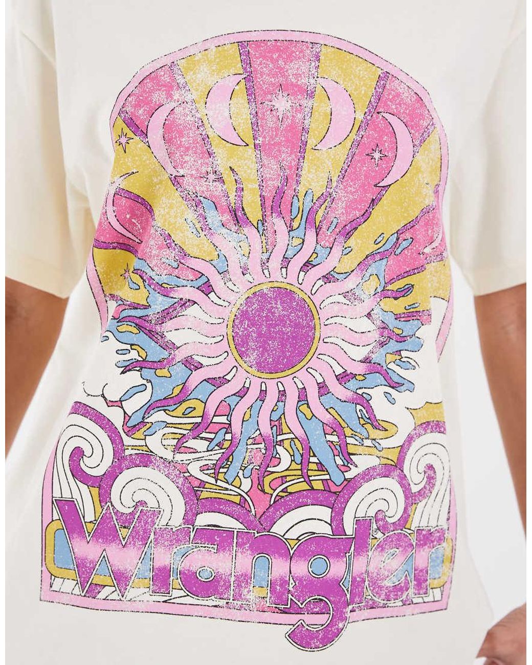 Wrangler White Graphic Print T-shirt