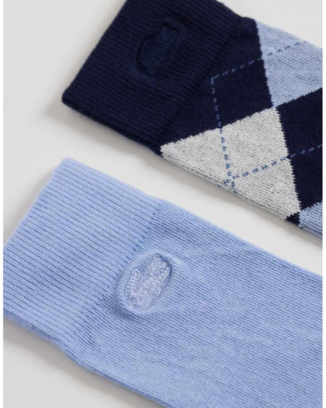 Lacoste Blue 2 Pack Socks for men