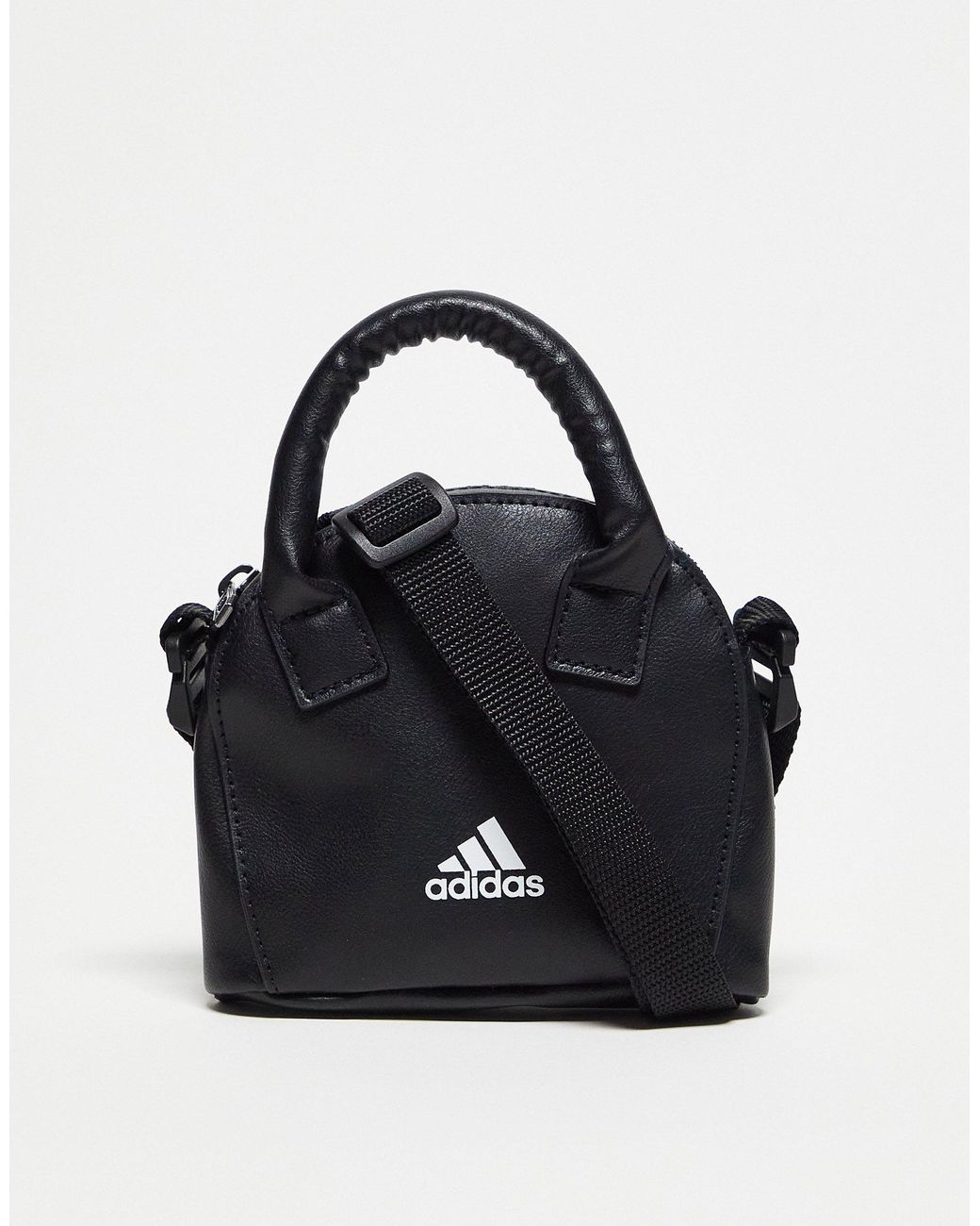 adidas Originals Adidas Sport Style Logo Mini Crossbody Bag in Black