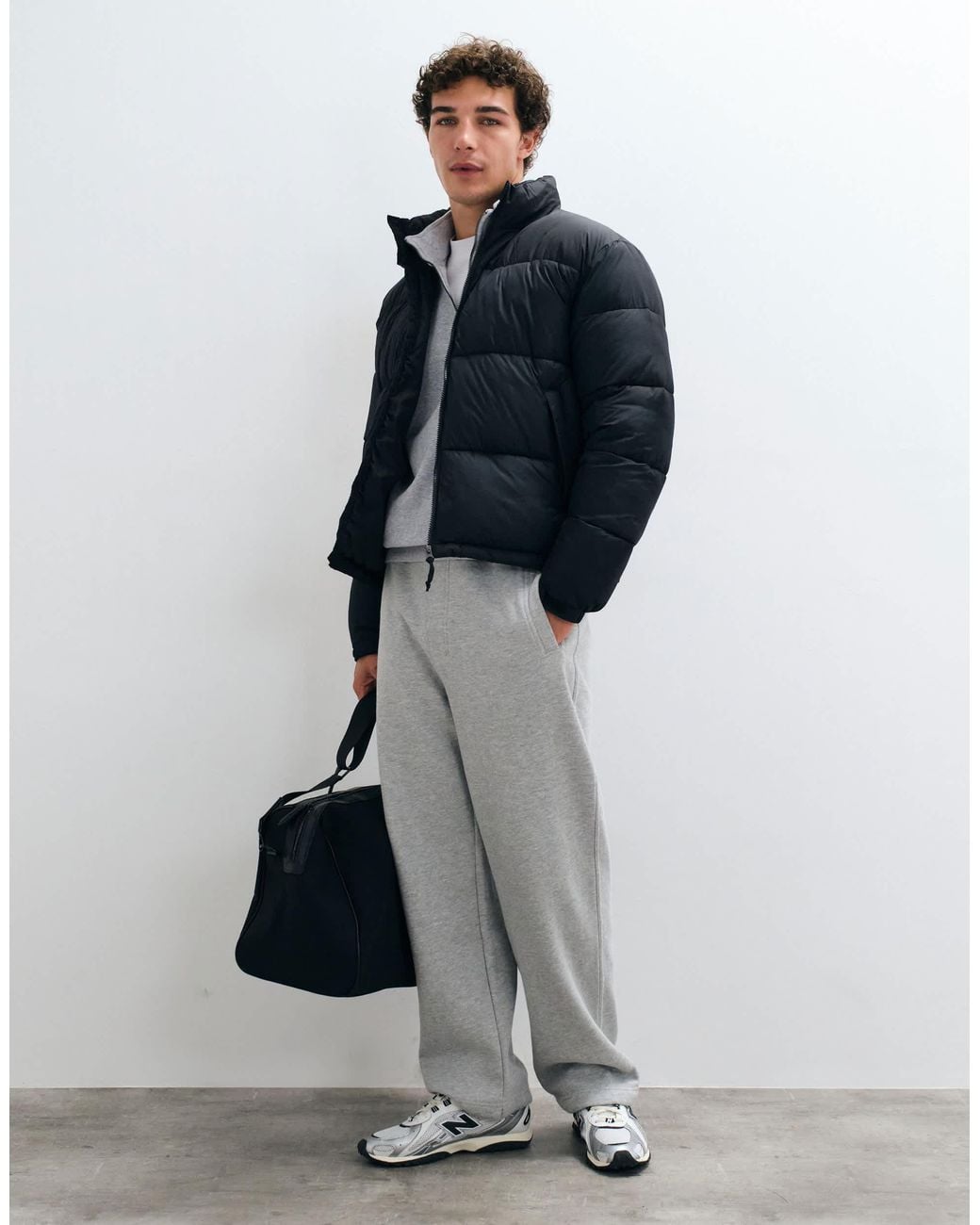 Only & Sons Blue Puffer Jacket for men