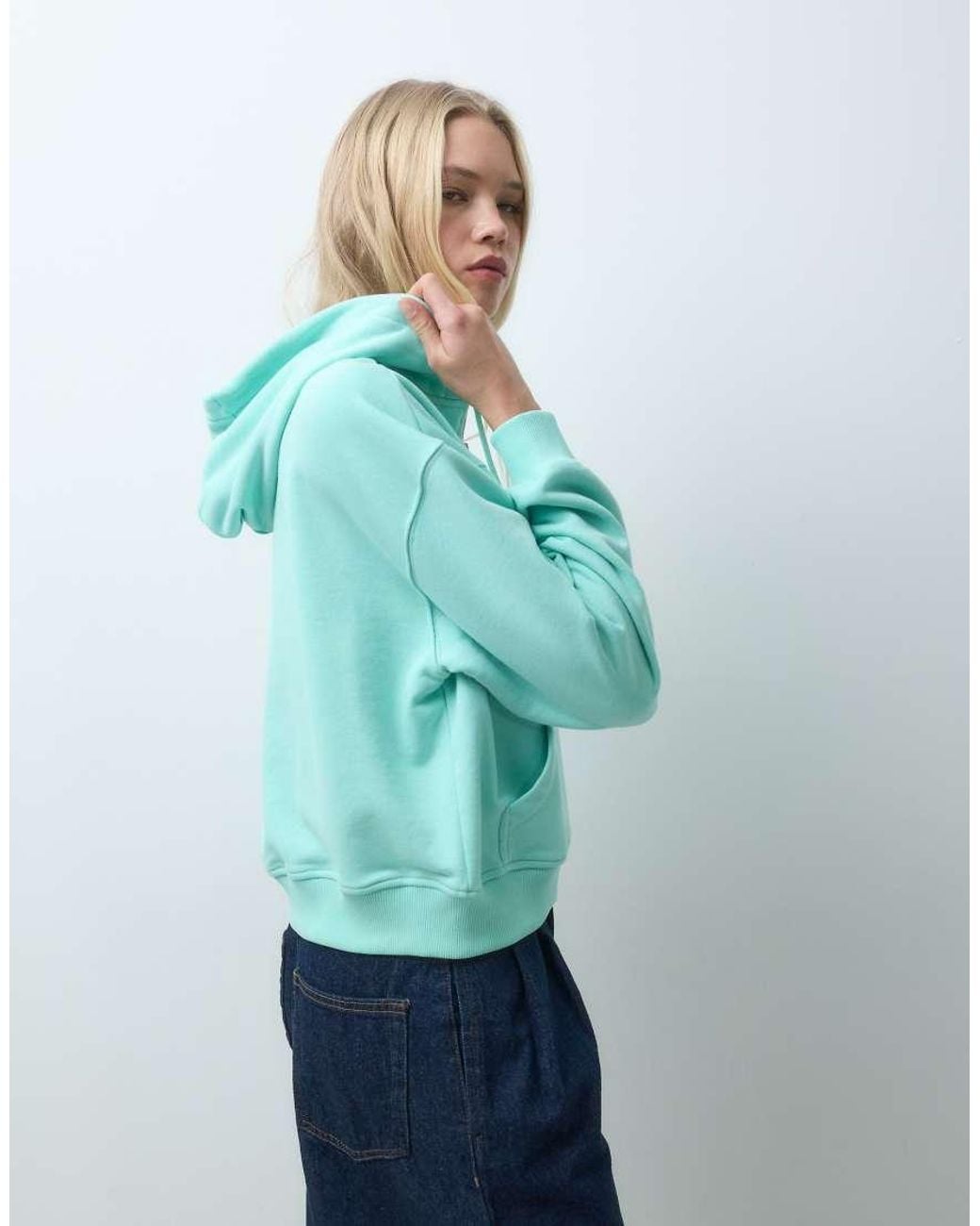 ASOS Blue Zip Front Hoodie Co-ord