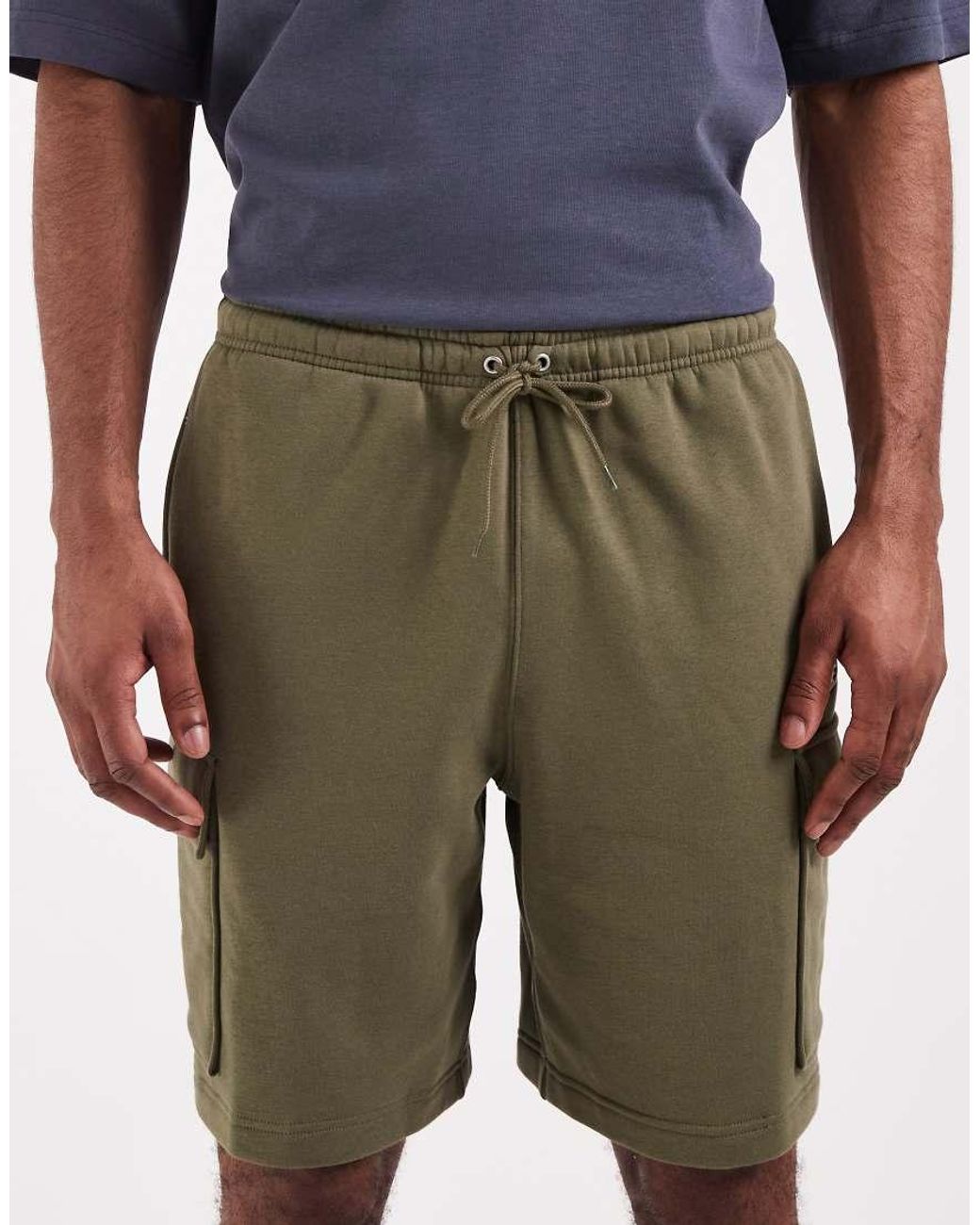 Nike Pink Club Fleece Cargo Shorts for men