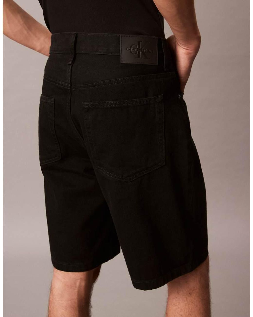 Calvin Klein Blue 90's Denim Classic Shorts for men