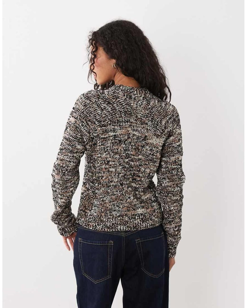 ARKET Gray Long Sleeve Knitted Jumper