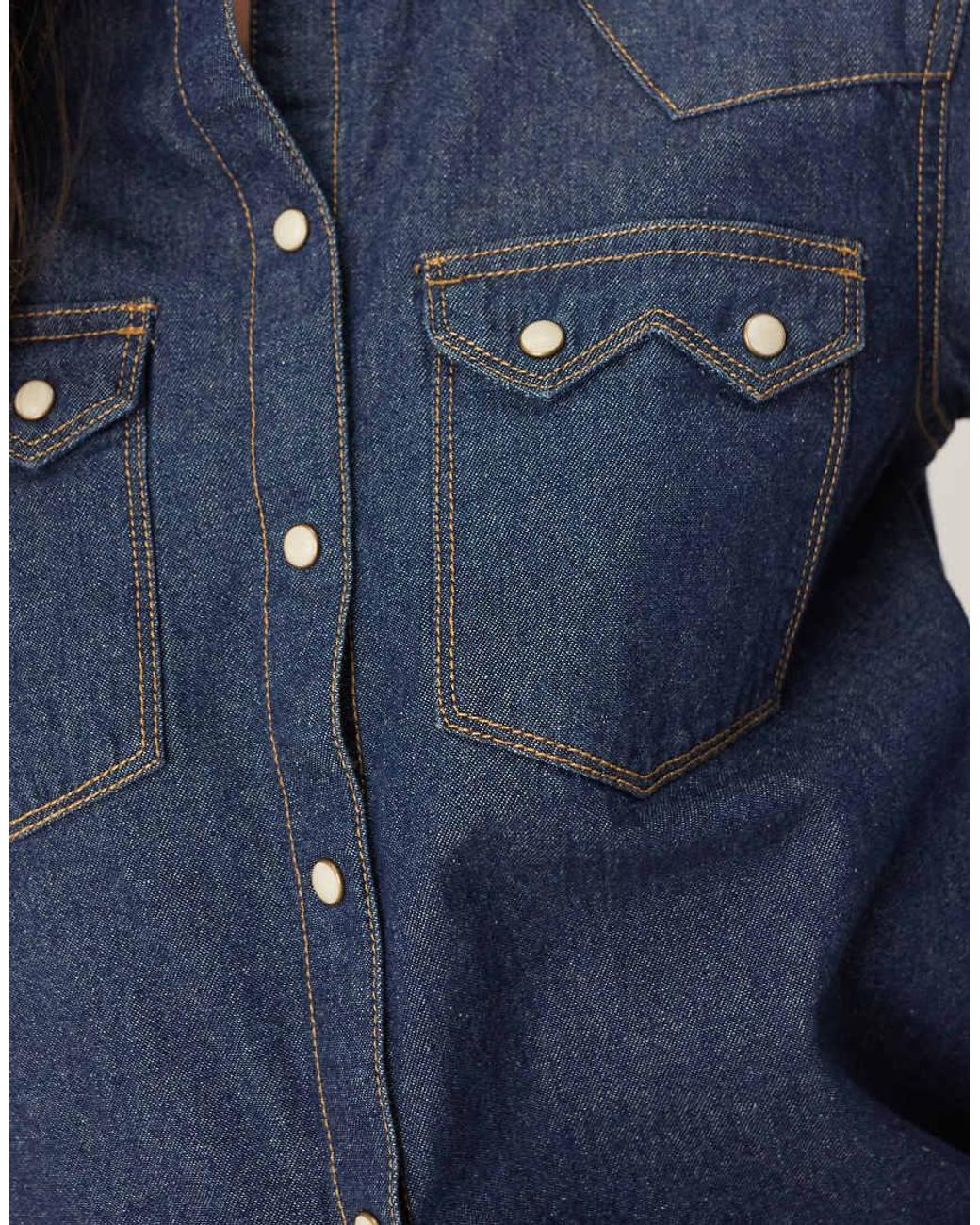 JJXX Blue Denim Shirt
