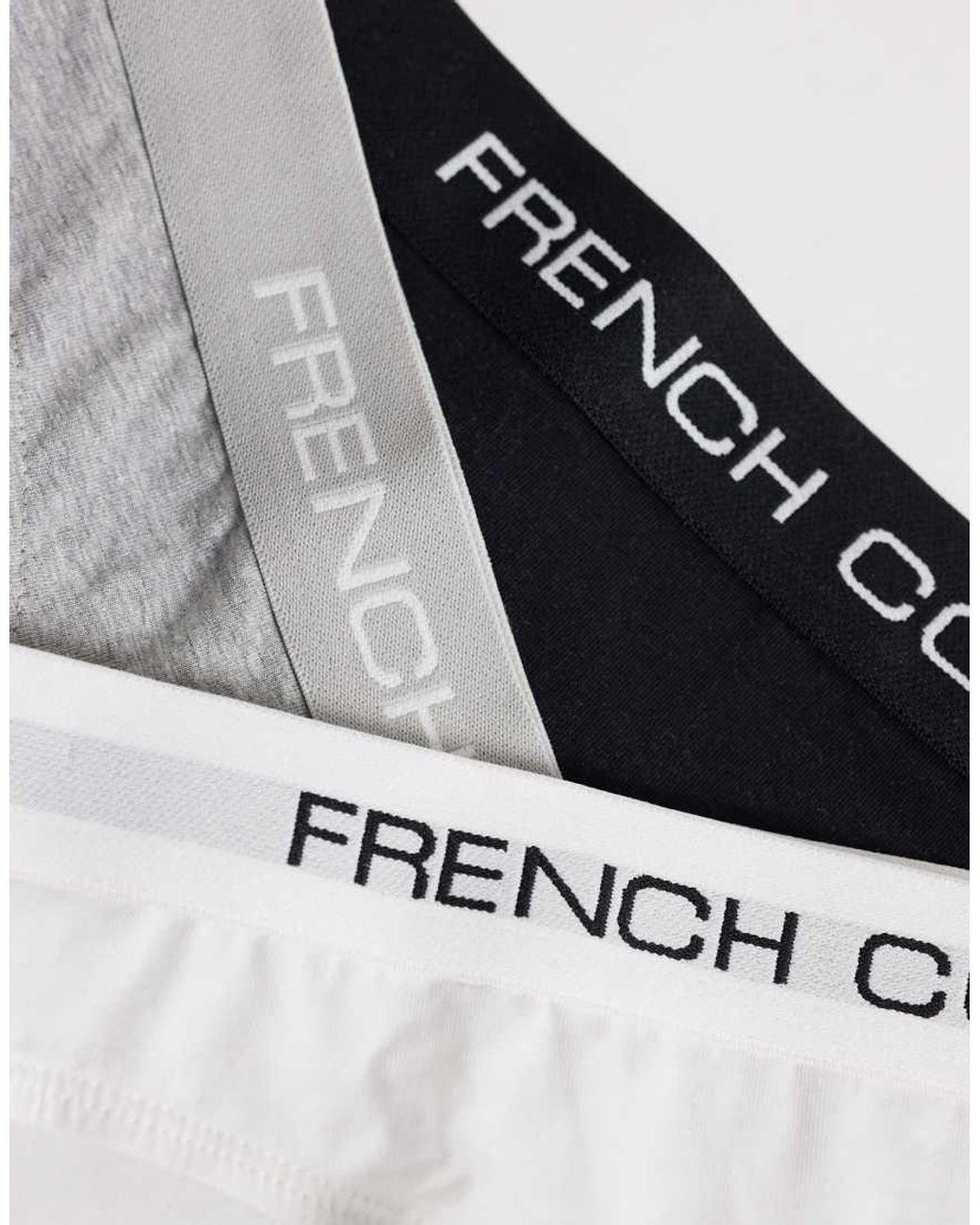 French Connection White 7 Pack Briefs