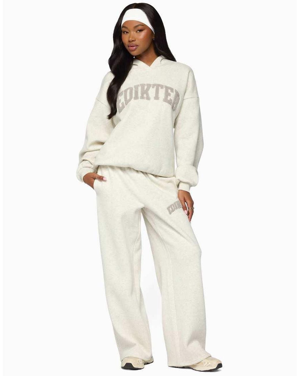 Edikted Natural Oversized Hoodie