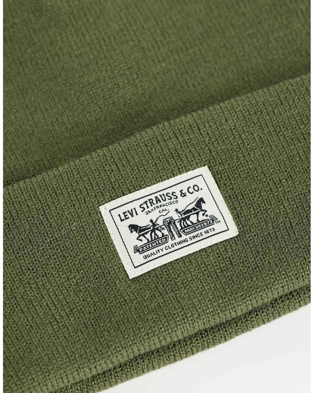 Levi's Green Embarcadero Beanie for men