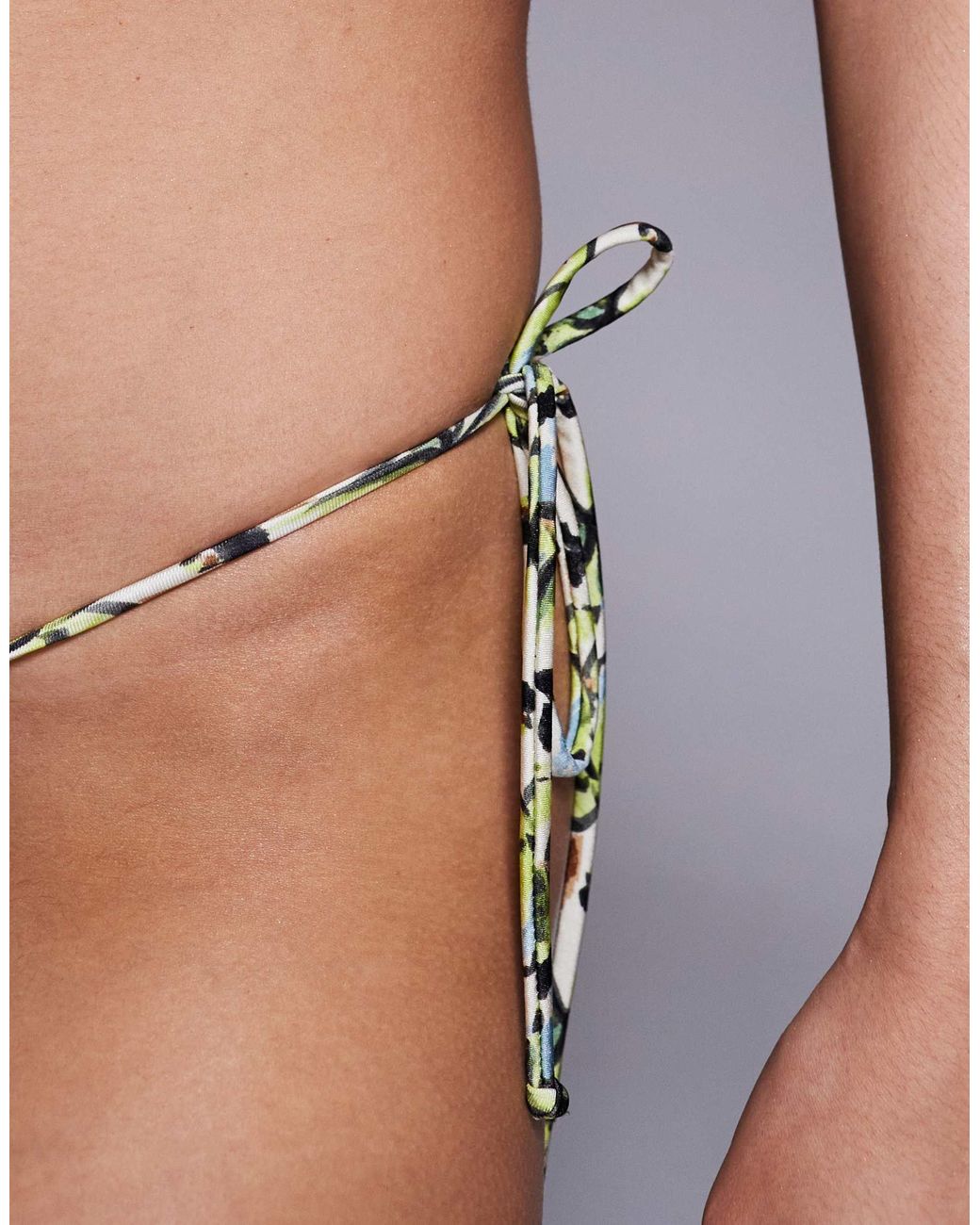 Candypants Black – bikinihose mit abstraktem print