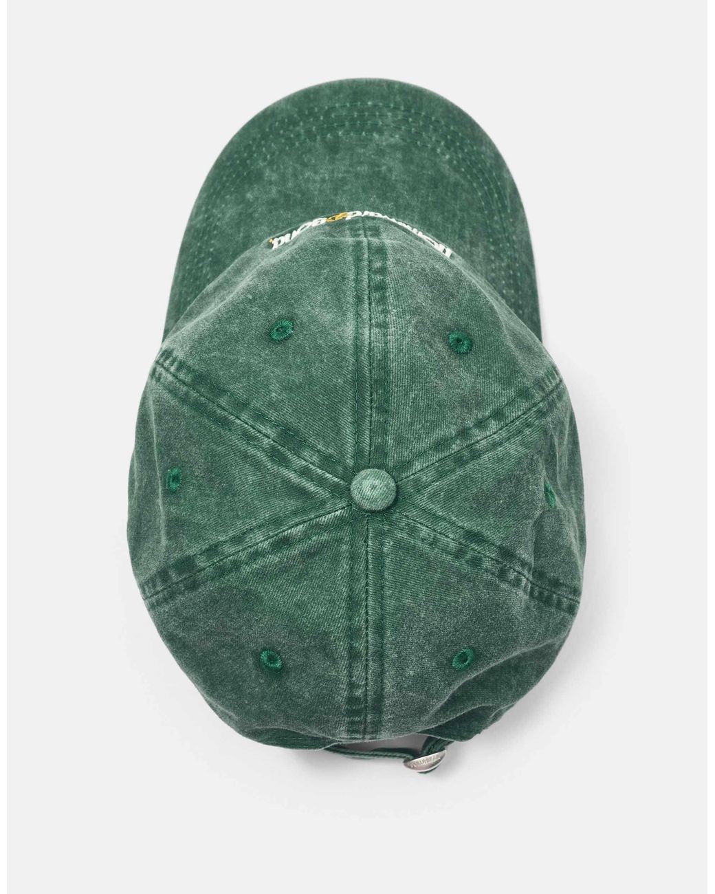 Pull&Bear Homeward bond bestickte cap in Green für Herren