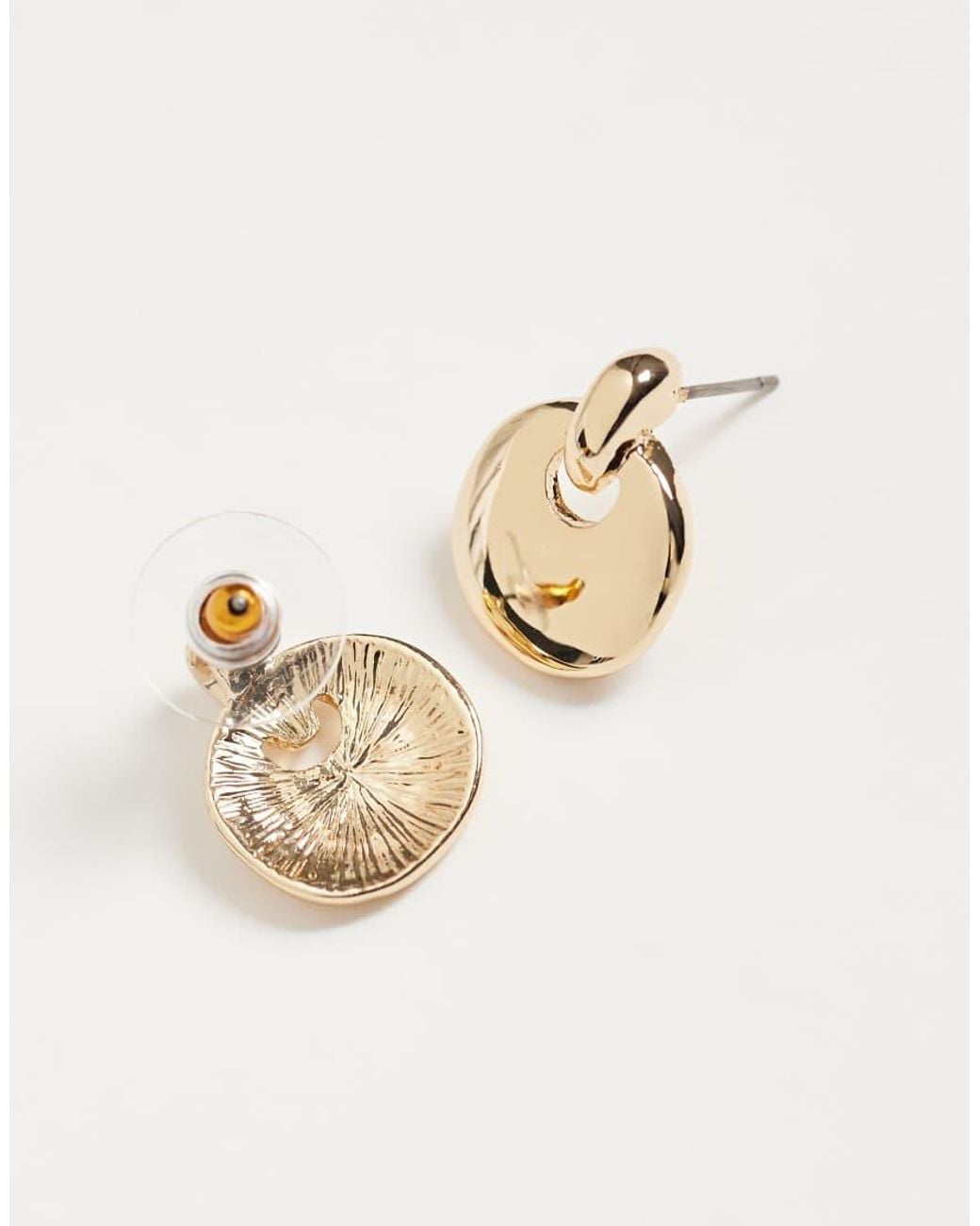 Reclaimed Vintage White Classic Mini Knocker Earrings