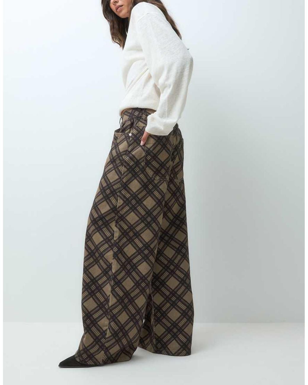 Reclaimed Vintage Gray baggy Jean