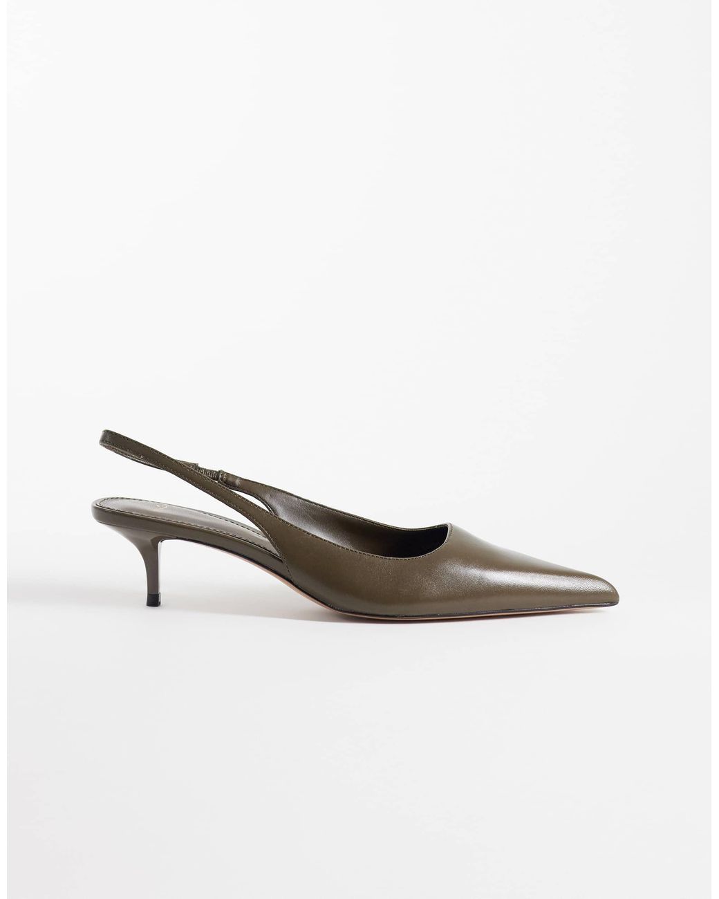 Mango White – slingback-schuhe