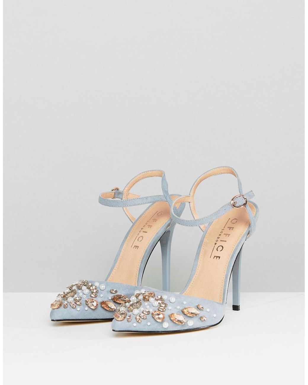 Office grey hotsell heels