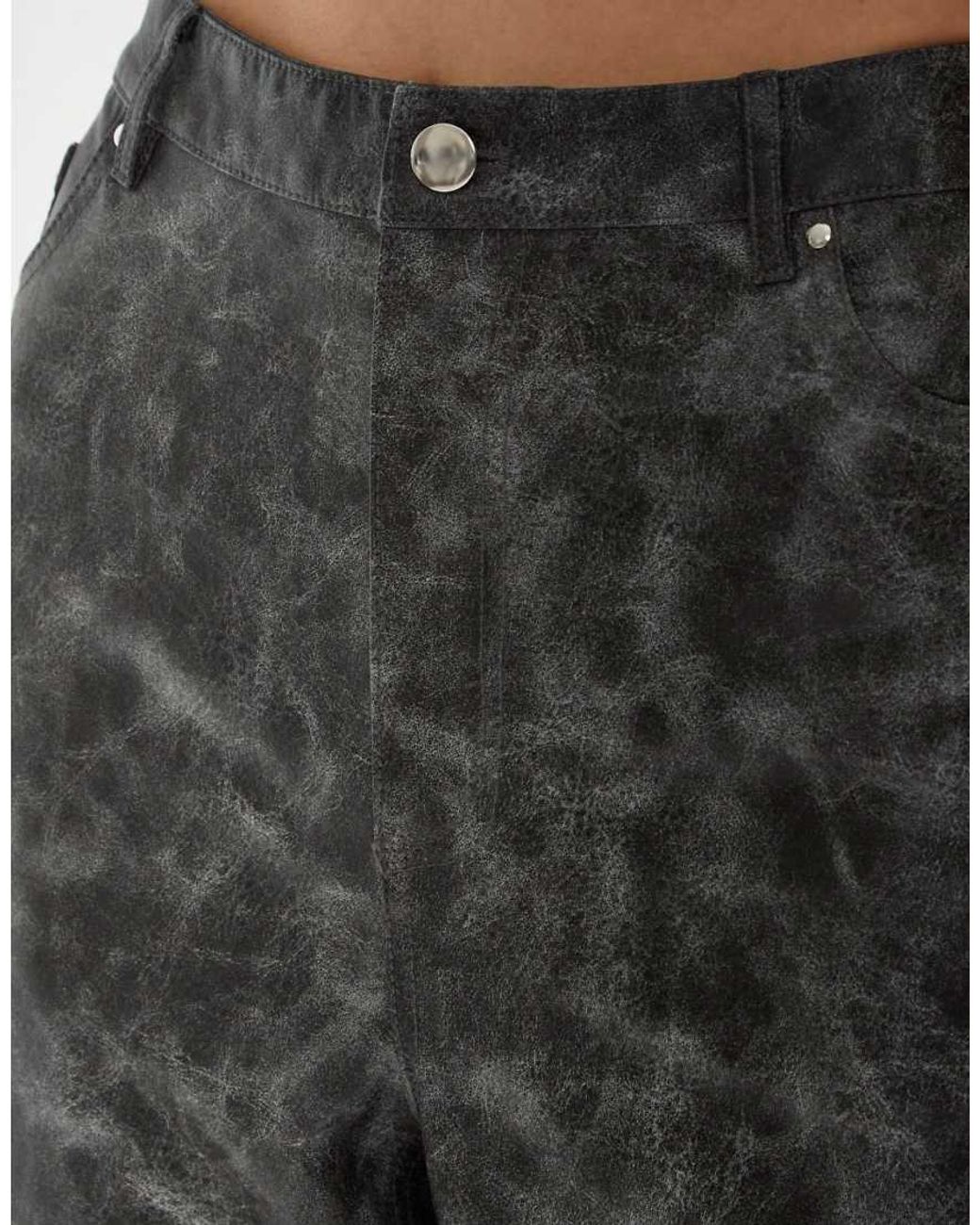 NARRATED Black Cropped Trouser
