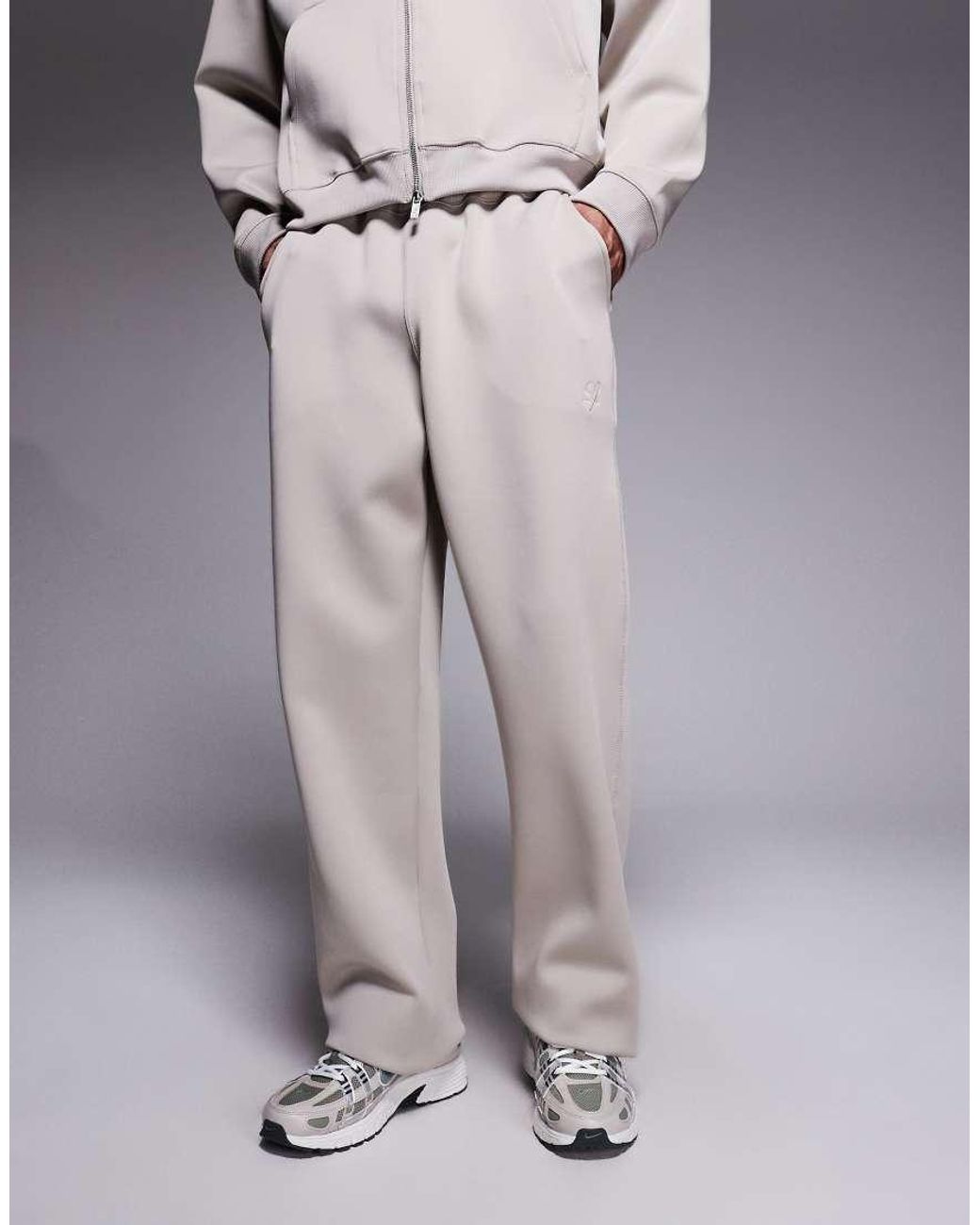 Liquor N Poker Gray Straight Trackies for men