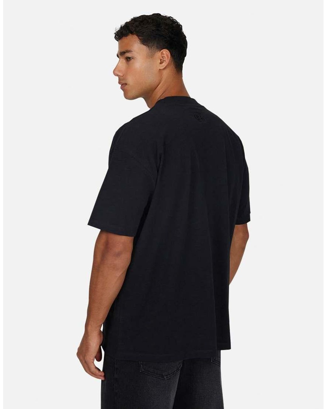 Good For Nothing Blue Relaxed T-Shirt for men