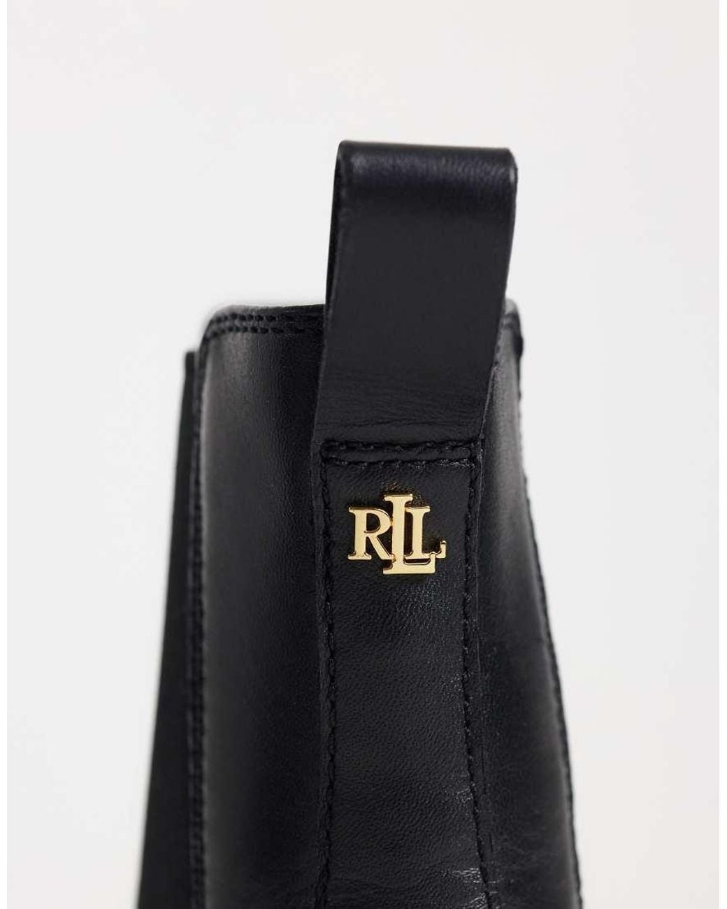 Ralph Lauren Black Allyson Chelsea Boots