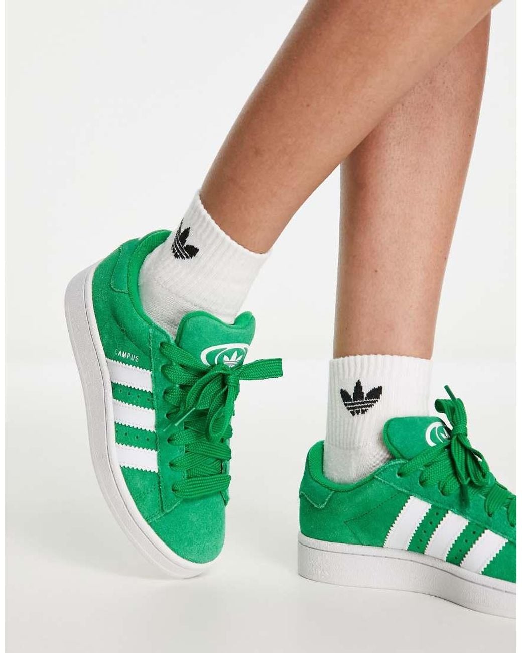 adidas campus green glow