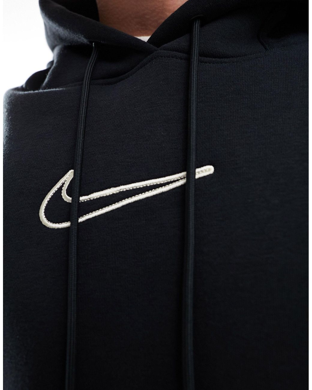 Sweat à capuche unisexe avec logo virgule moyen Nike en coloris Noir | Lyst