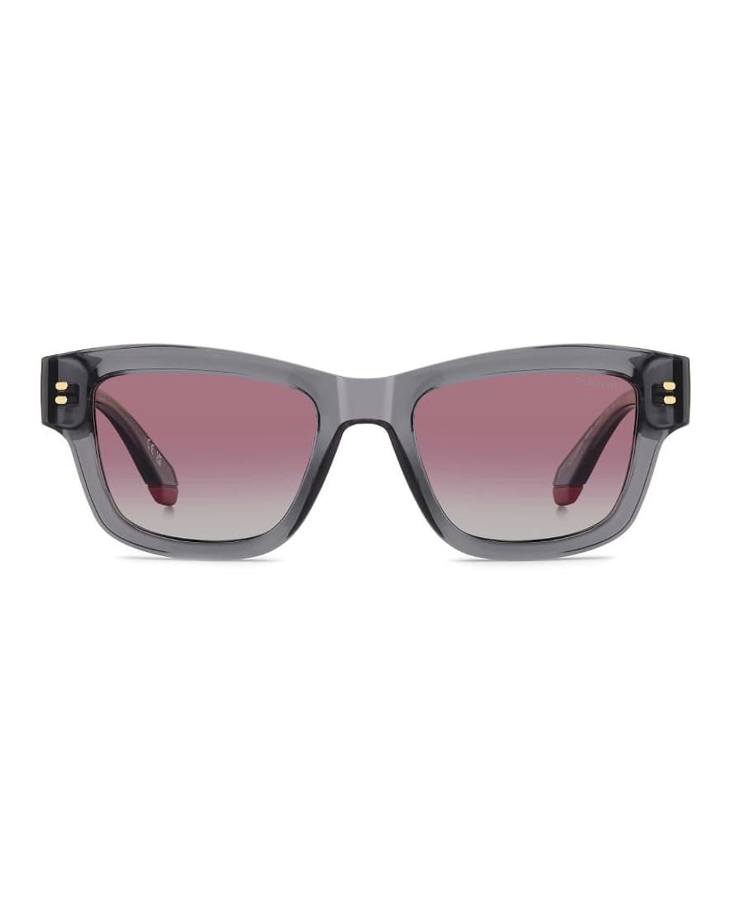 Polaroid Sunglasses Gray Polaroid Rectangular Sunglasses
