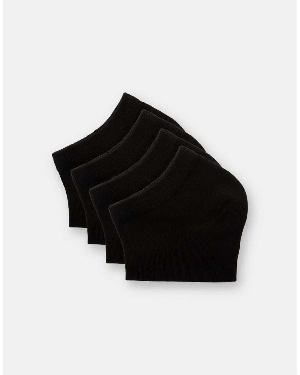 Pull&Bear Set Van 4 Paar Enkelsokken in het Black voor heren