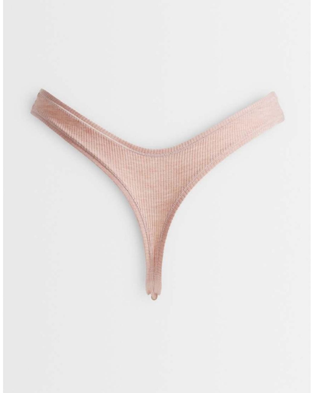 ASOS White 3 Pack Lingerie Thongs