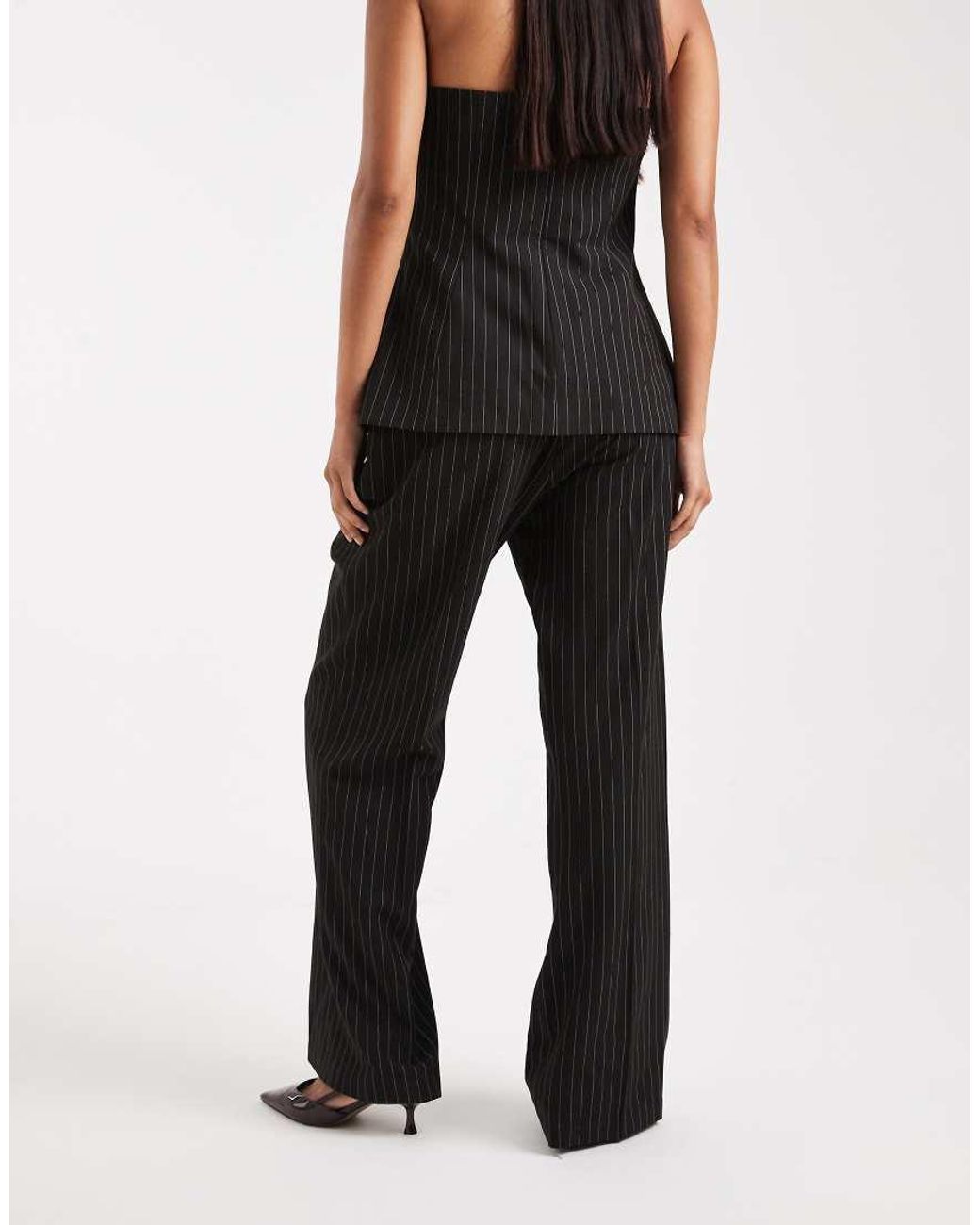 ASOS Black Tailored Relaxed Flare Co-ord