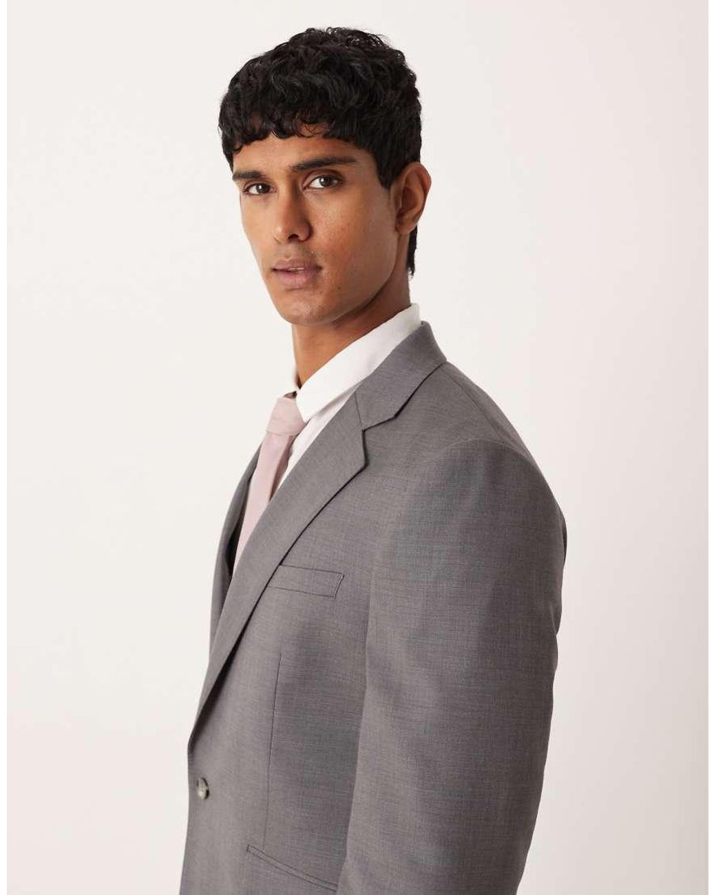 ASOS Gray Slim Suit Jacket for men