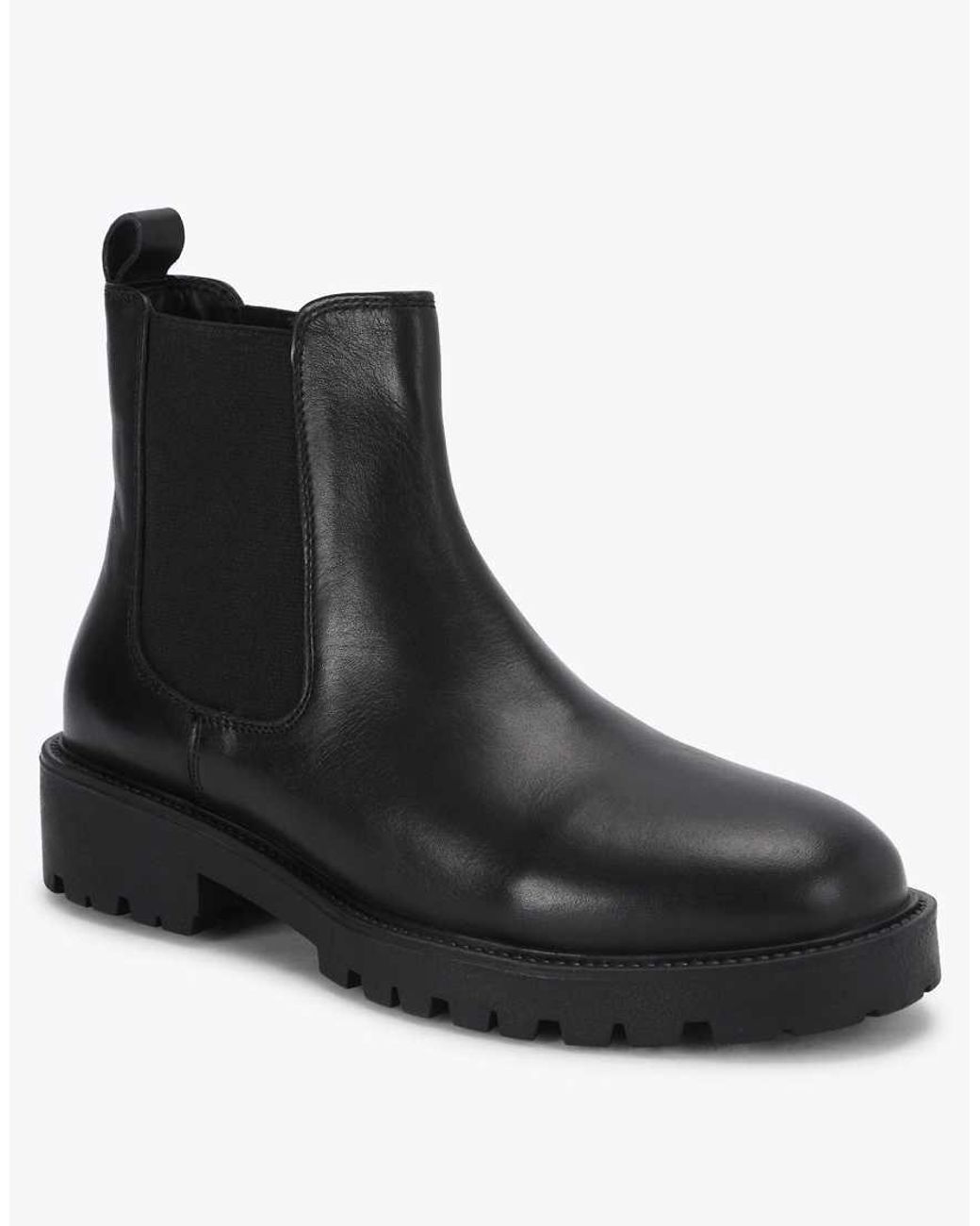 Carvela Kurt Geiger Black Amara Chelsea Low Ankle Boots
