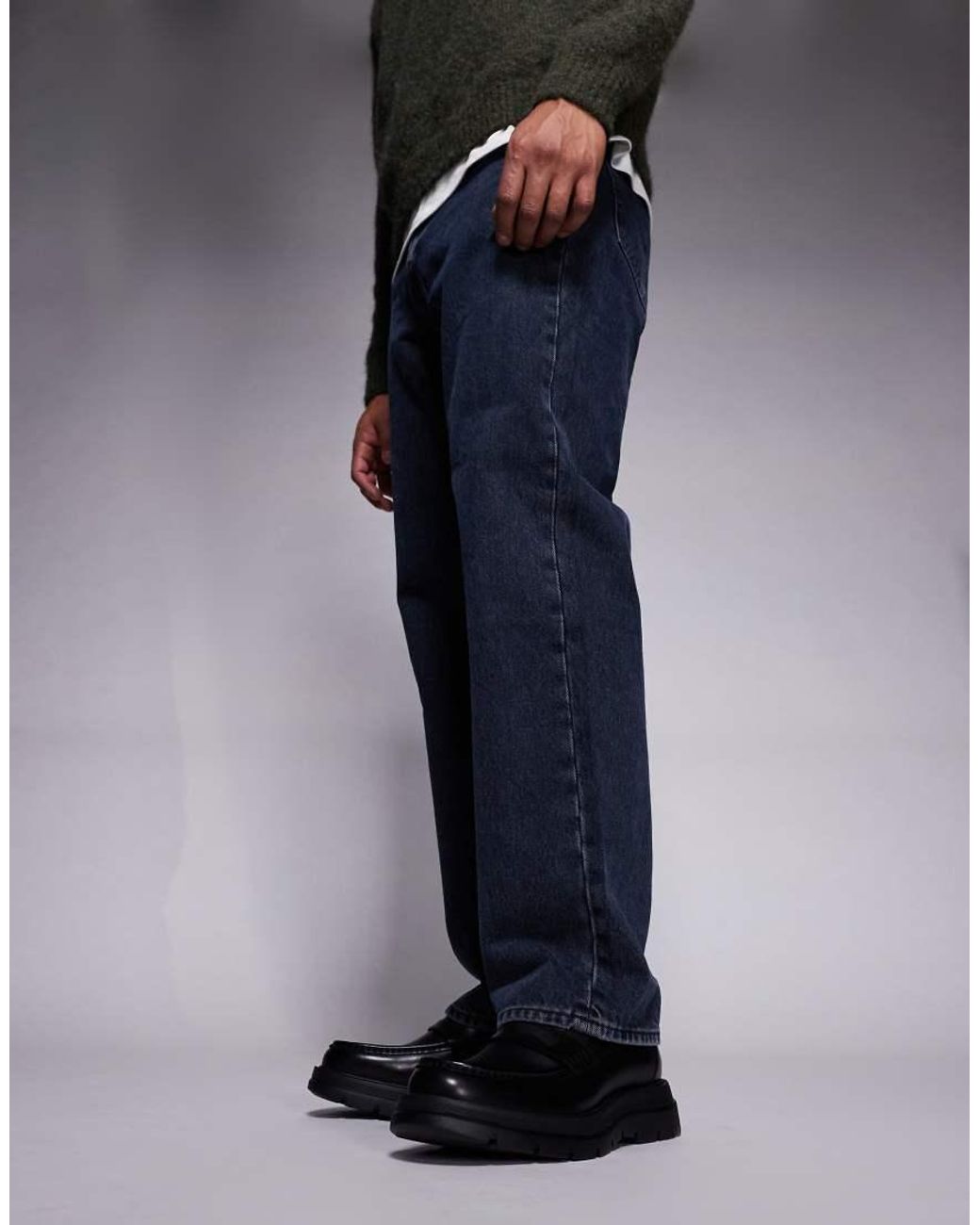 Steve Madden Blue Raiden Trainer Detail Loafers for men