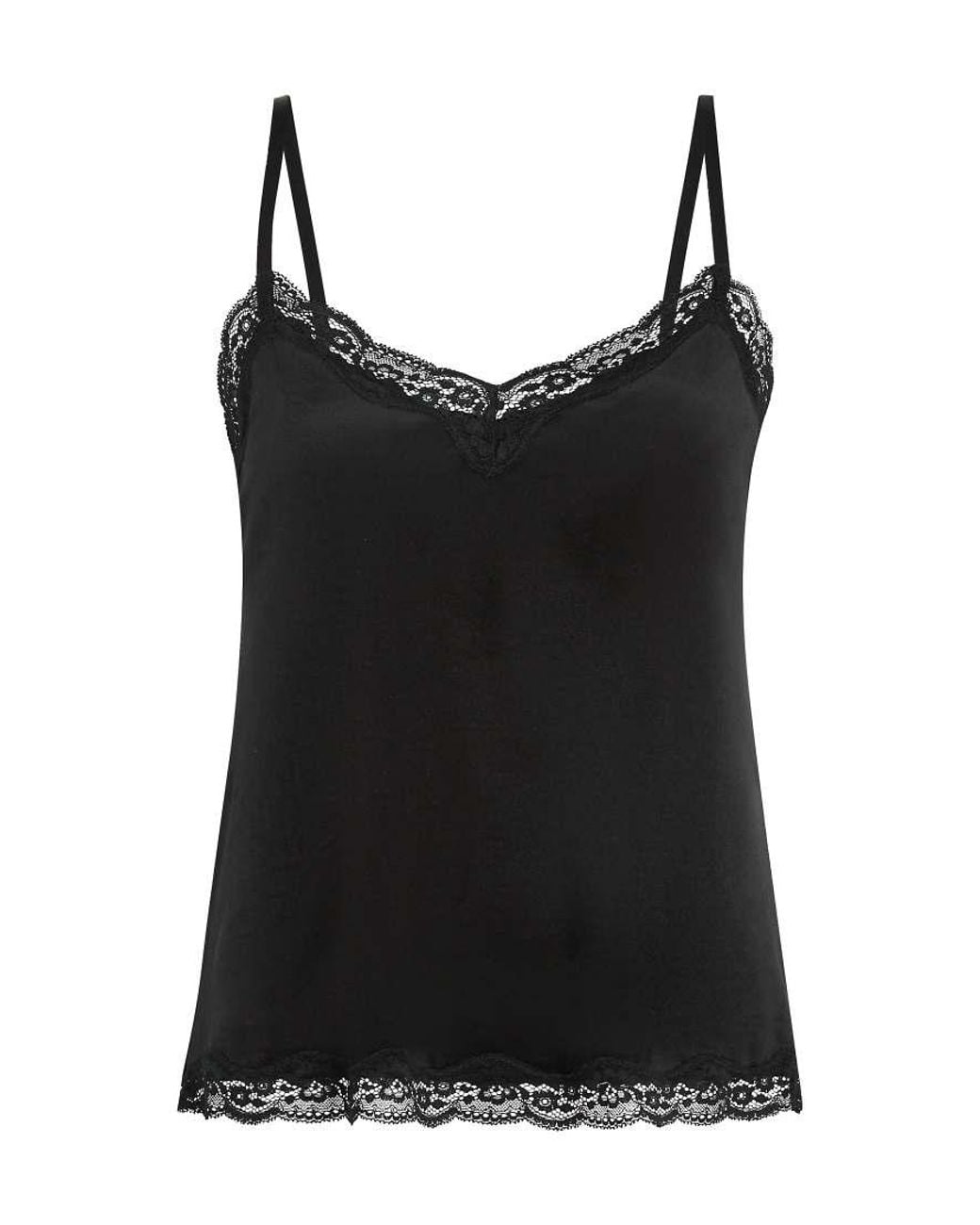 Hunkemöller Black Velvet Lace Cami