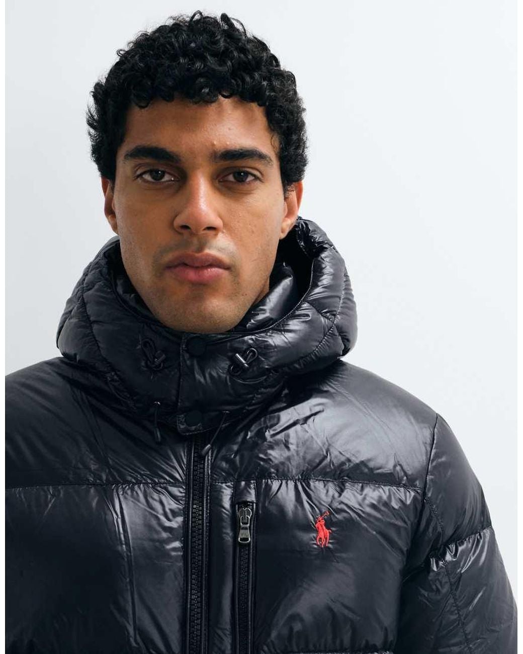 Polo Ralph Lauren Blue Gorham Icon Logo Insulated Down Puffer Jacket for men