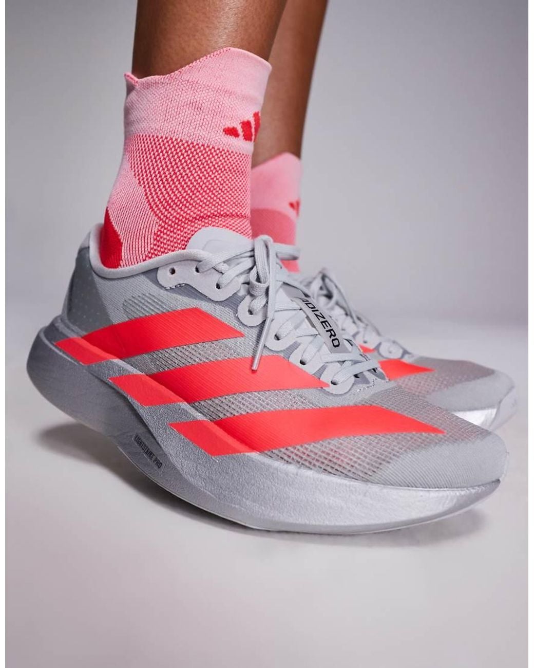 Adidas Originals Gray Adidas Running Adizero Evo Sl